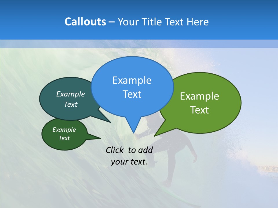 Liquid Motion Tube PowerPoint Template