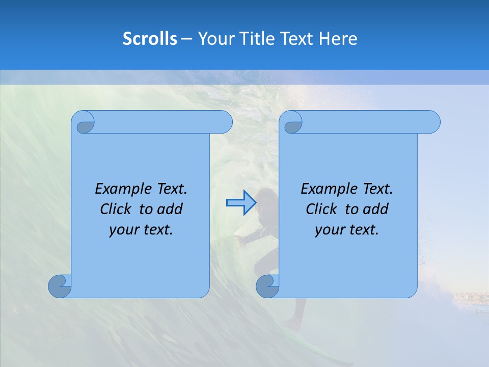 Liquid Motion Tube PowerPoint Template