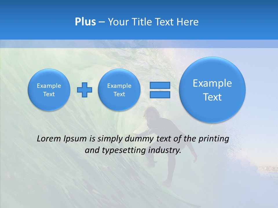 Liquid Motion Tube PowerPoint Template