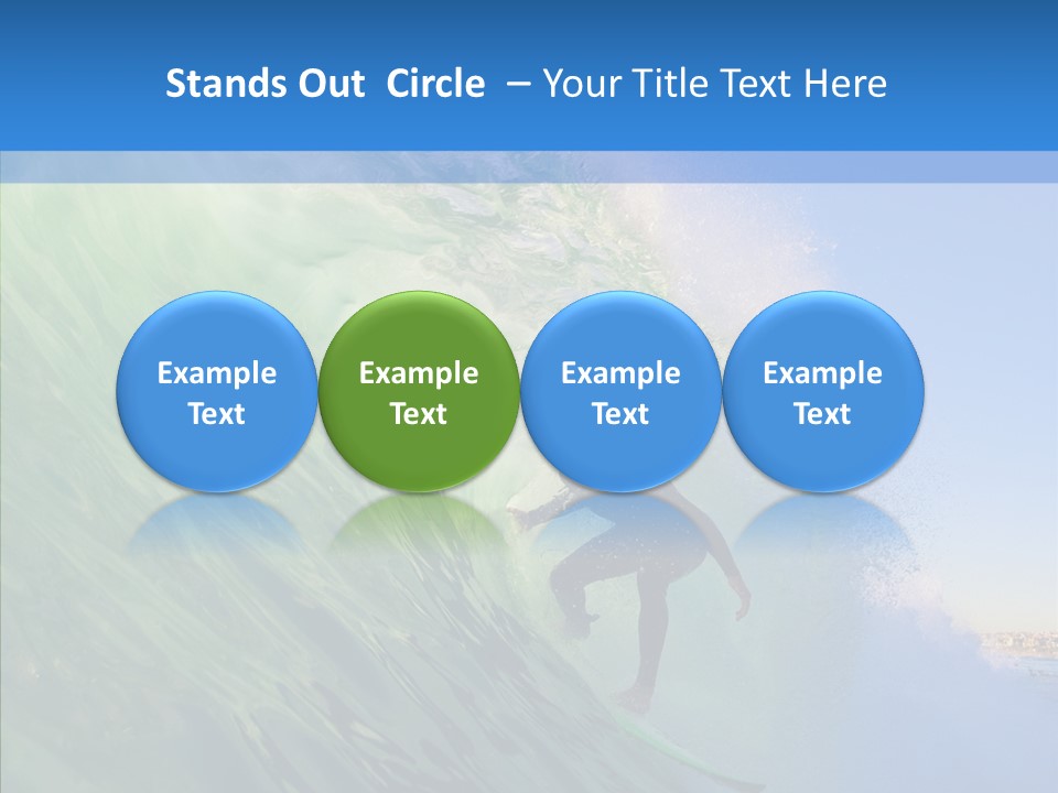 Liquid Motion Tube PowerPoint Template