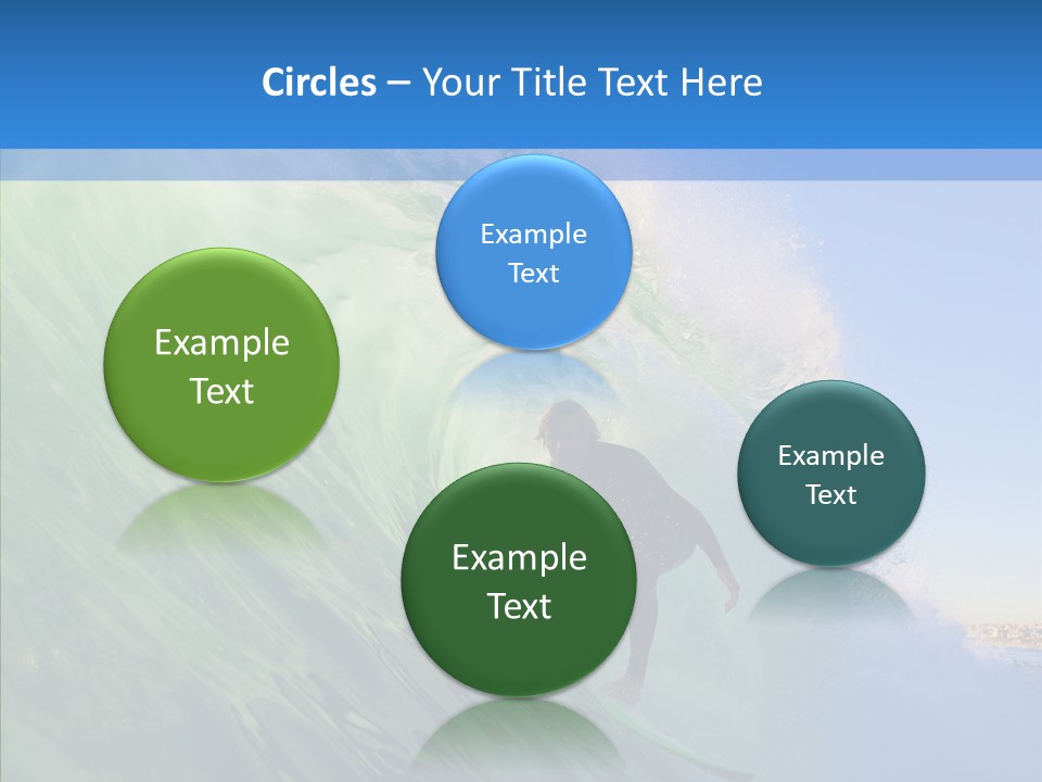 Liquid Motion Tube PowerPoint Template