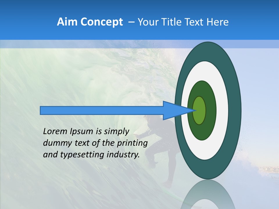 Liquid Motion Tube PowerPoint Template