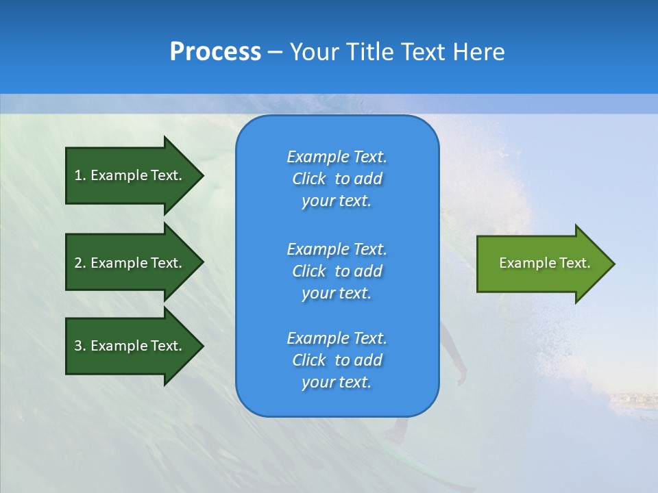 Liquid Motion Tube PowerPoint Template