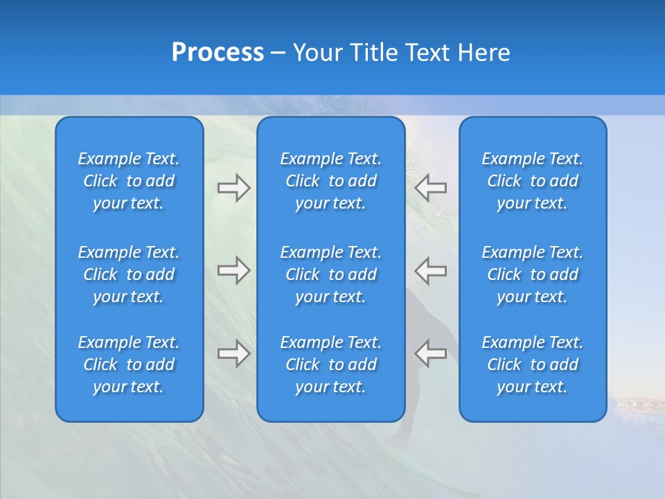 Liquid Motion Tube PowerPoint Template
