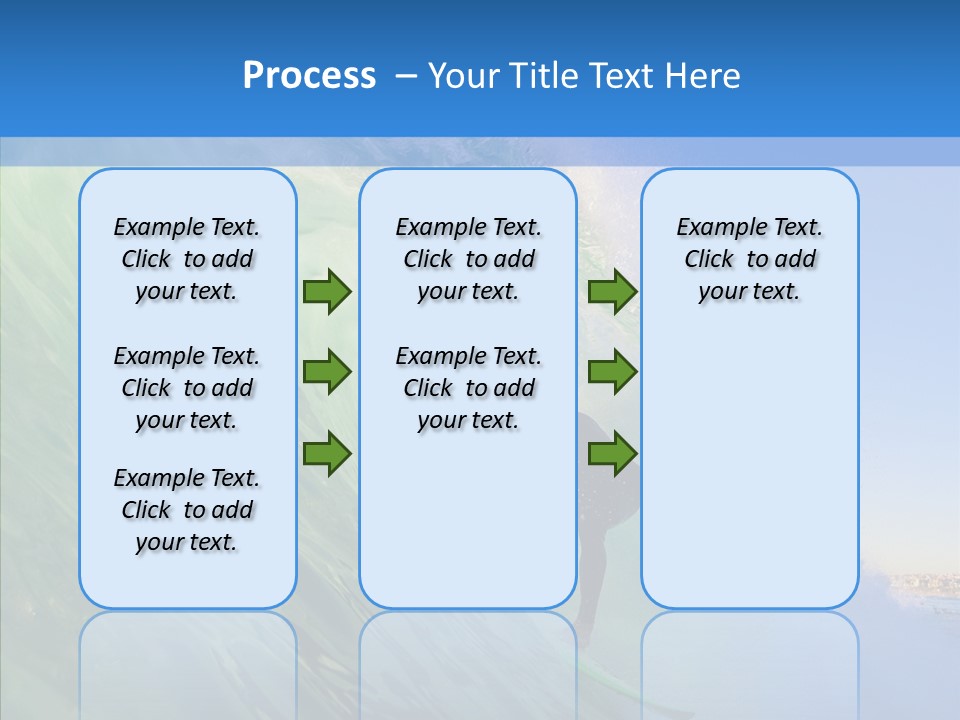 Liquid Motion Tube PowerPoint Template