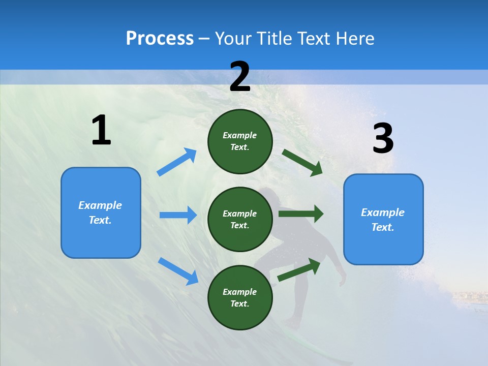 Liquid Motion Tube PowerPoint Template