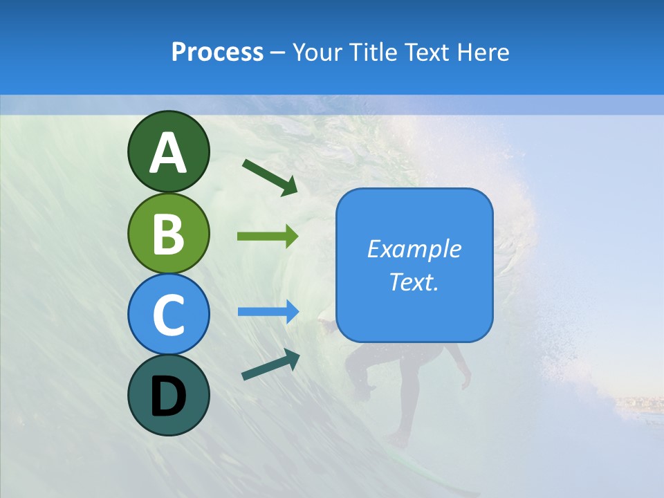 Liquid Motion Tube PowerPoint Template