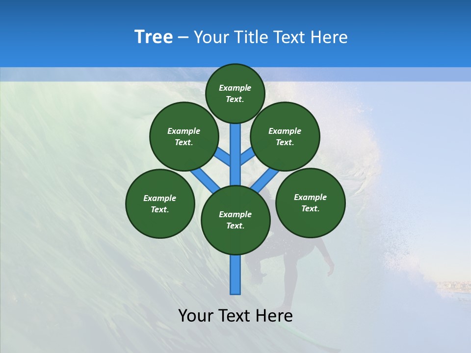 Liquid Motion Tube PowerPoint Template
