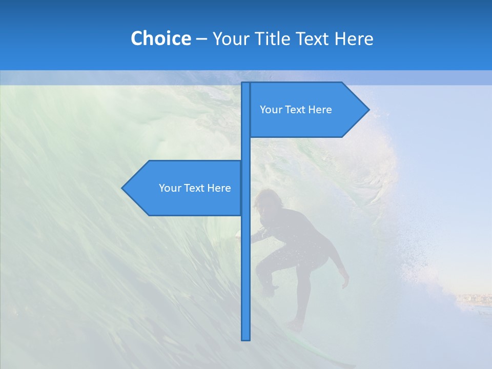 Liquid Motion Tube PowerPoint Template
