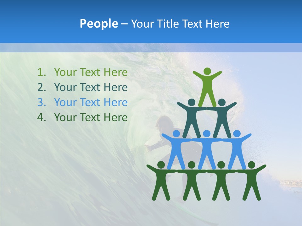 Liquid Motion Tube PowerPoint Template