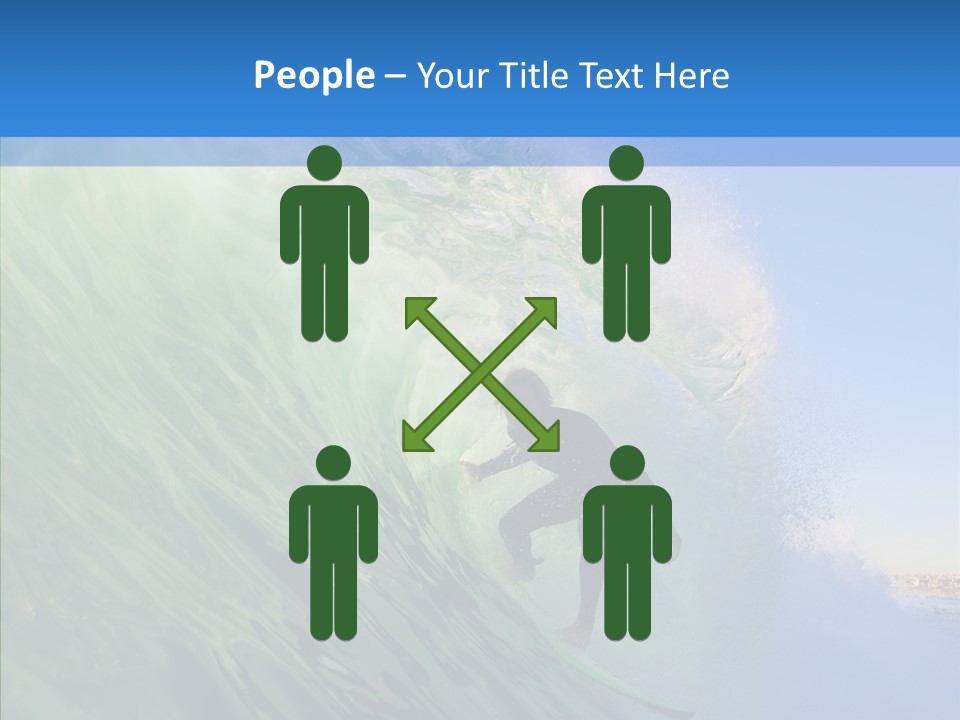 Liquid Motion Tube PowerPoint Template