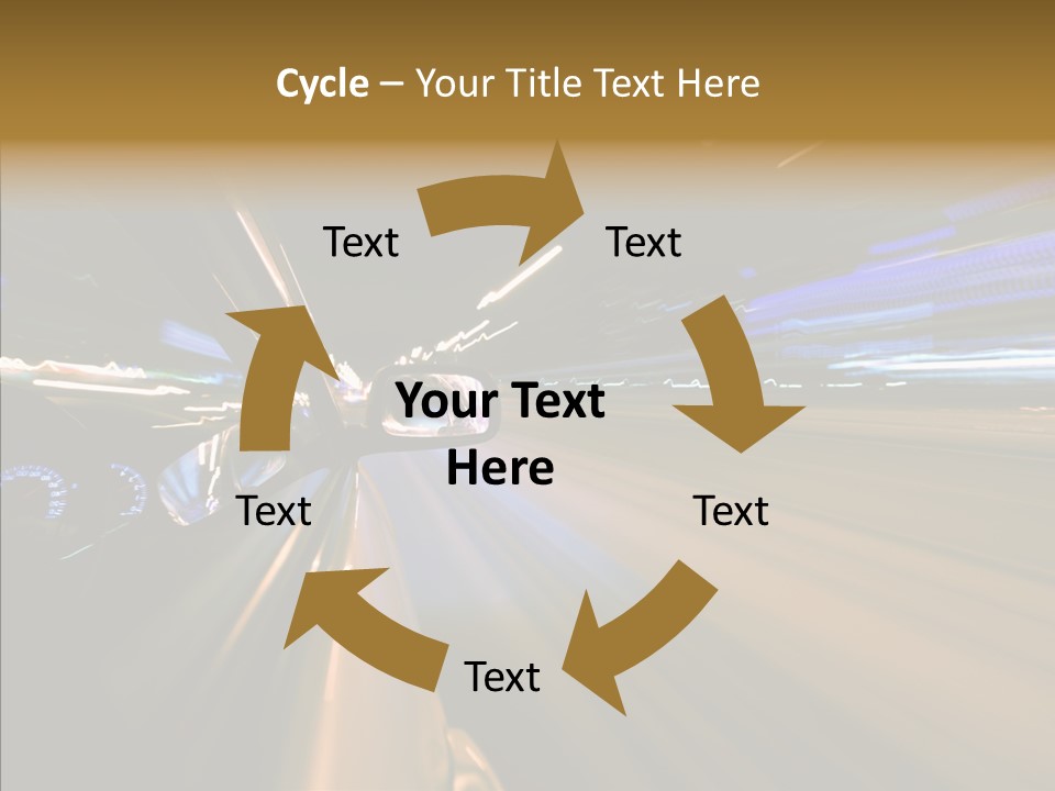 Background Urban Traffic PowerPoint Template