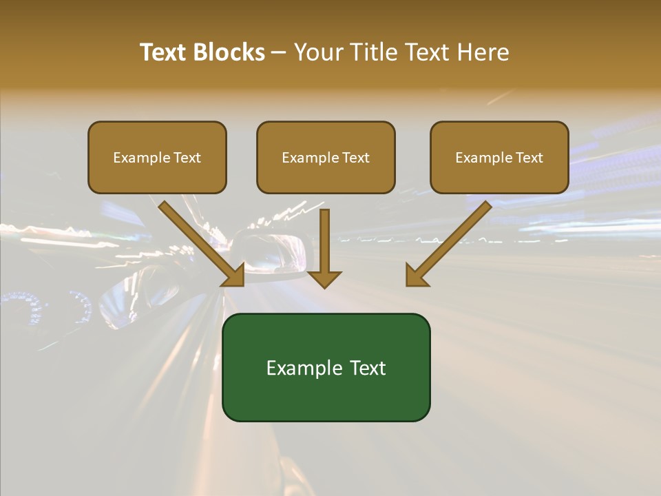 Background Urban Traffic PowerPoint Template