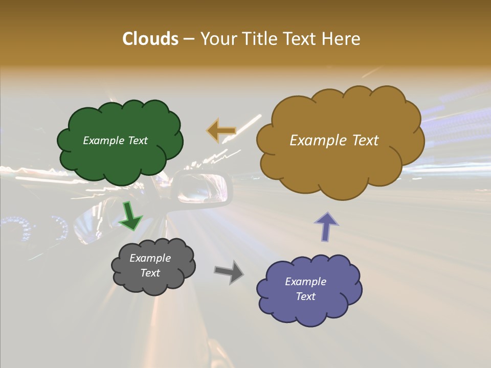 Background Urban Traffic PowerPoint Template