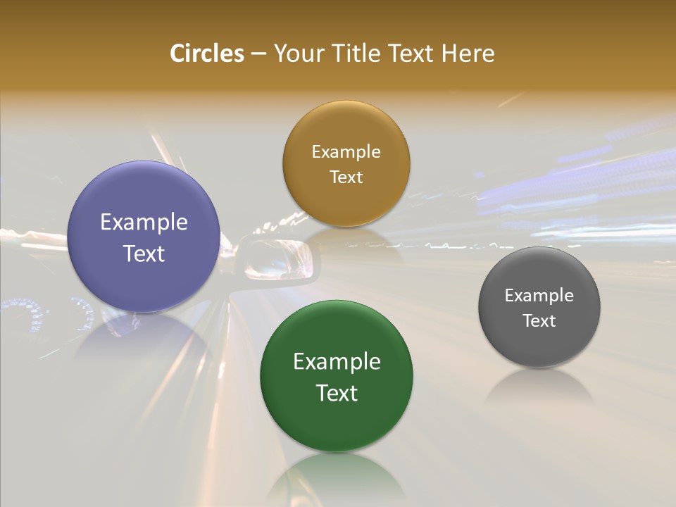 Background Urban Traffic PowerPoint Template