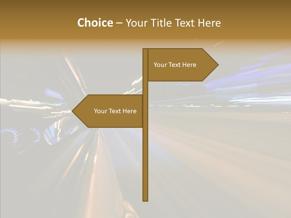 Background Urban Traffic PowerPoint Template