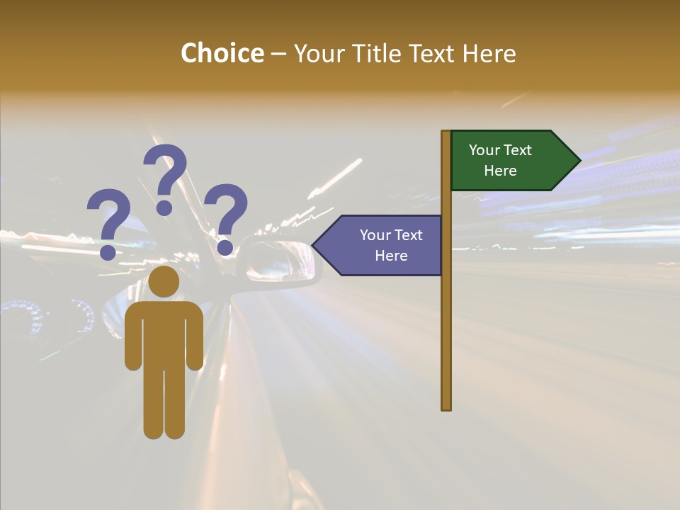 Background Urban Traffic PowerPoint Template