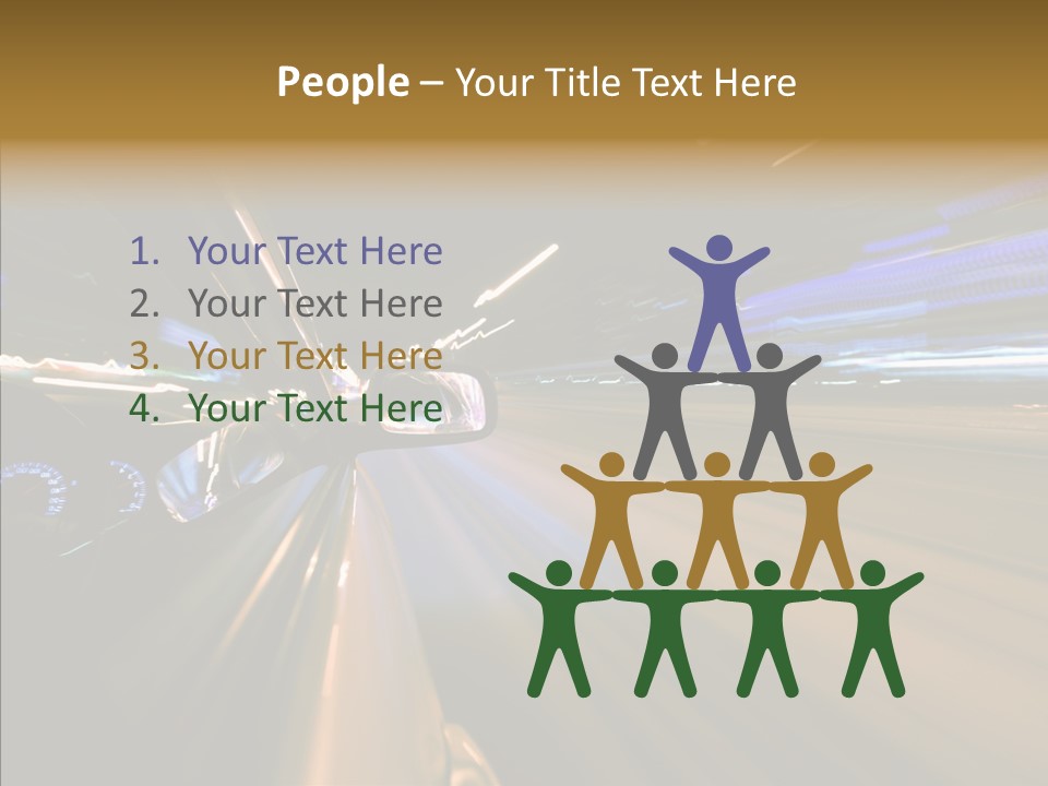 Background Urban Traffic PowerPoint Template