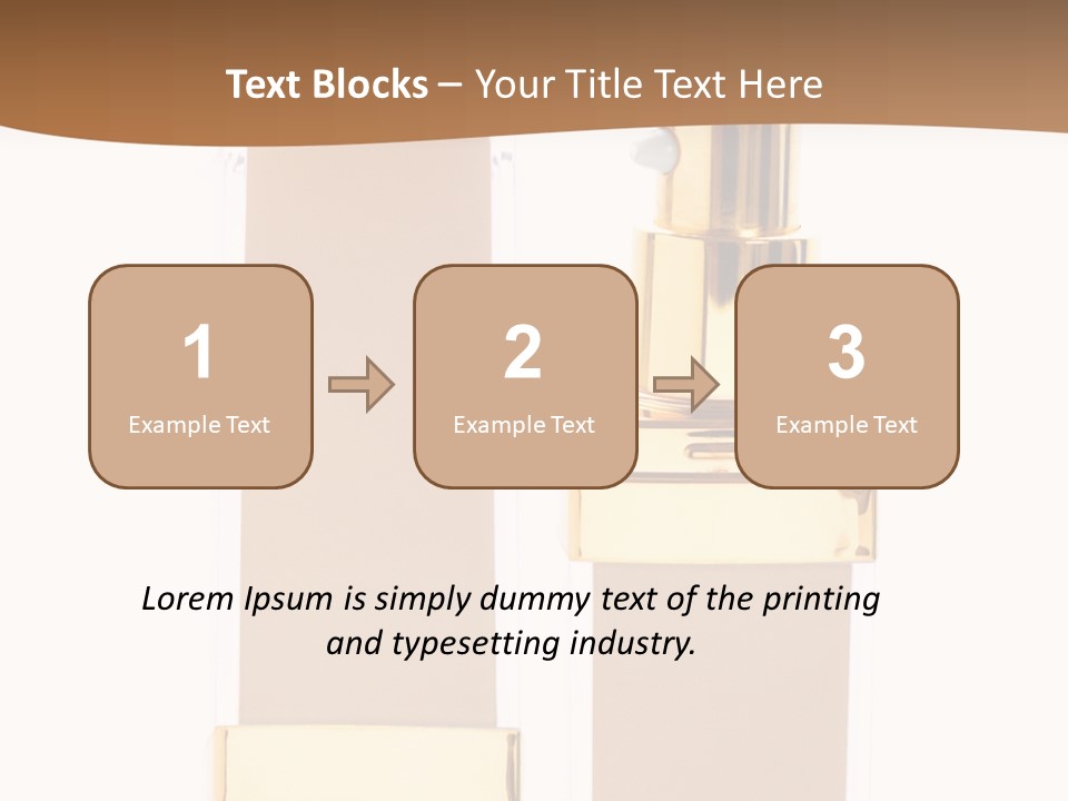 Fashion Face Cosmetology PowerPoint Template