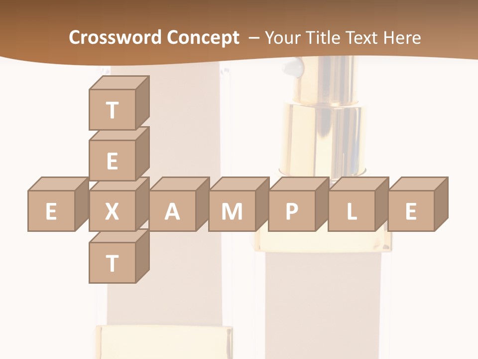 Fashion Face Cosmetology PowerPoint Template