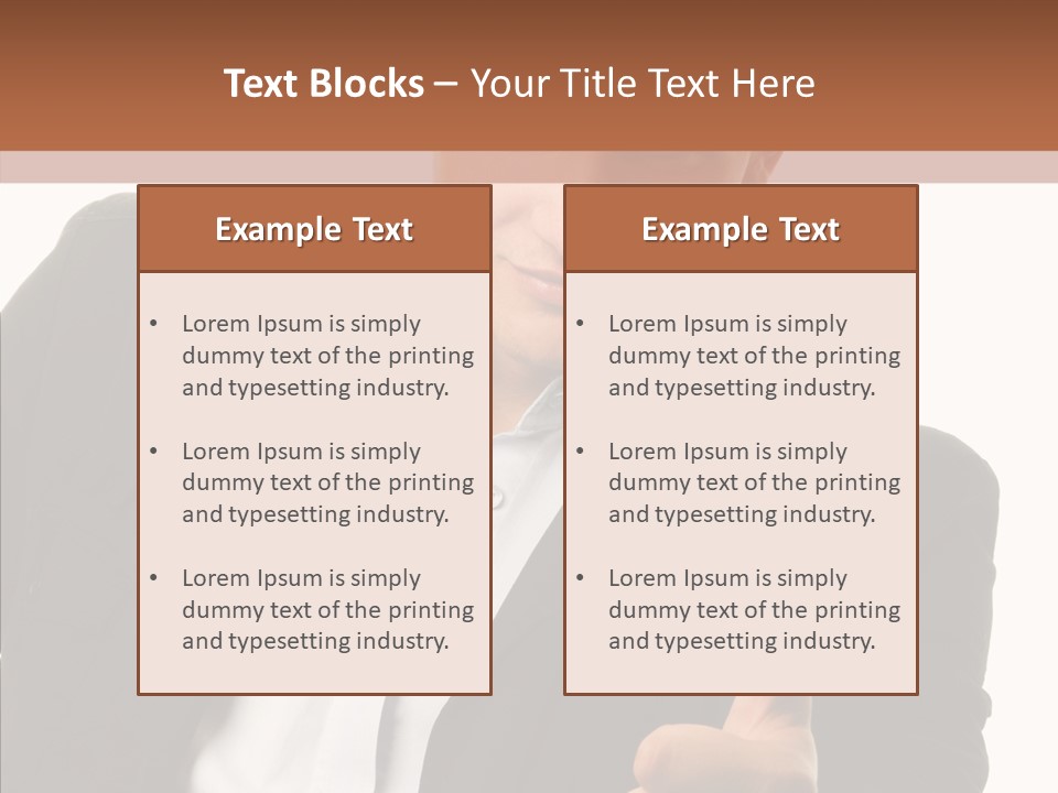 Thumb Successful Appearance PowerPoint Template