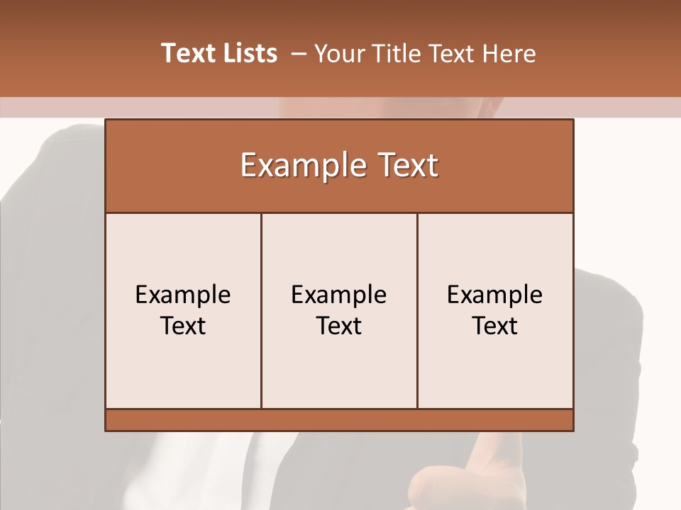 Thumb Successful Appearance PowerPoint Template