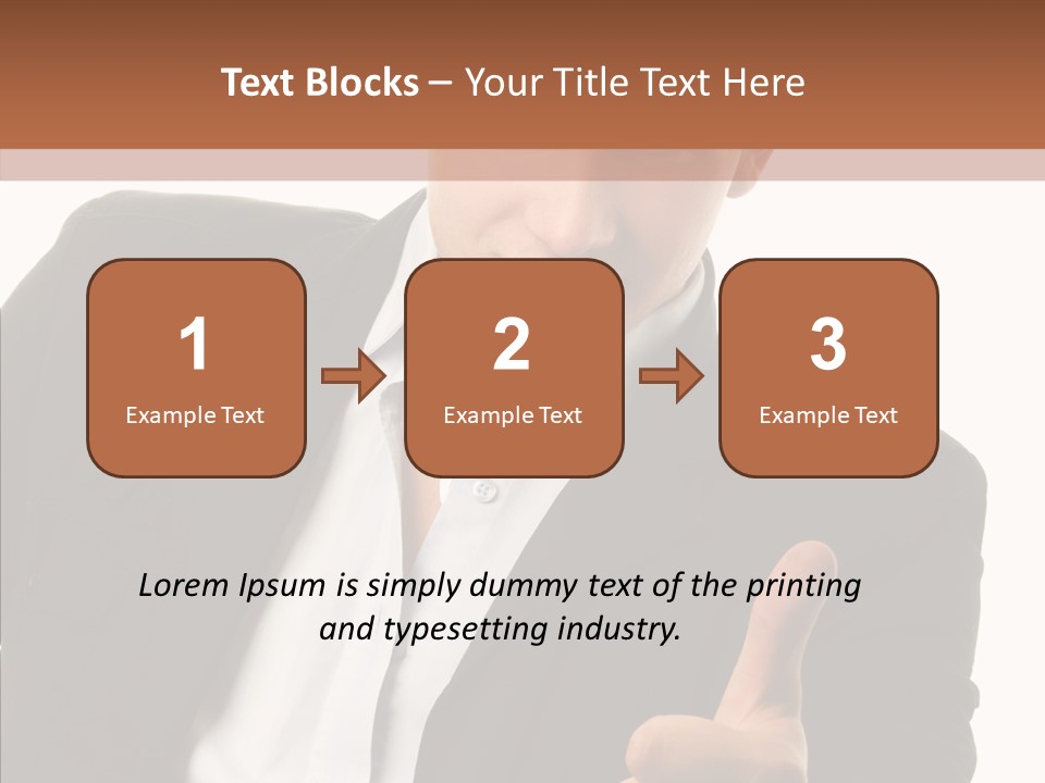 Thumb Successful Appearance PowerPoint Template
