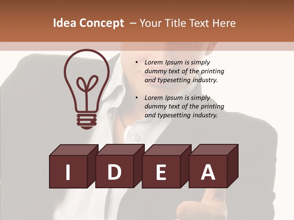 Thumb Successful Appearance PowerPoint Template