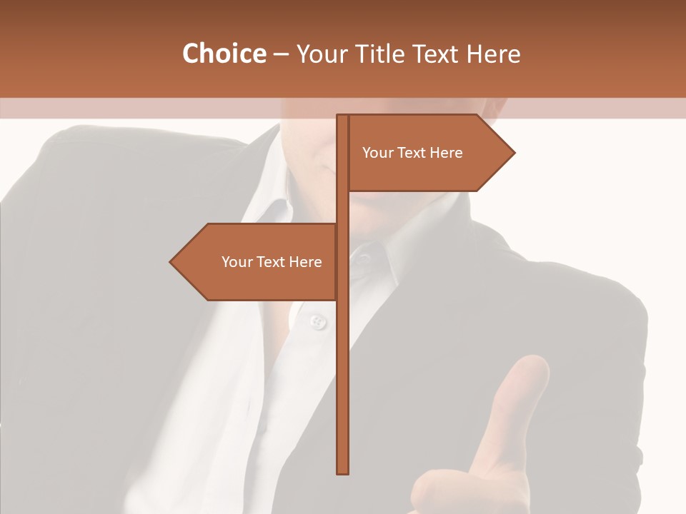 Thumb Successful Appearance PowerPoint Template