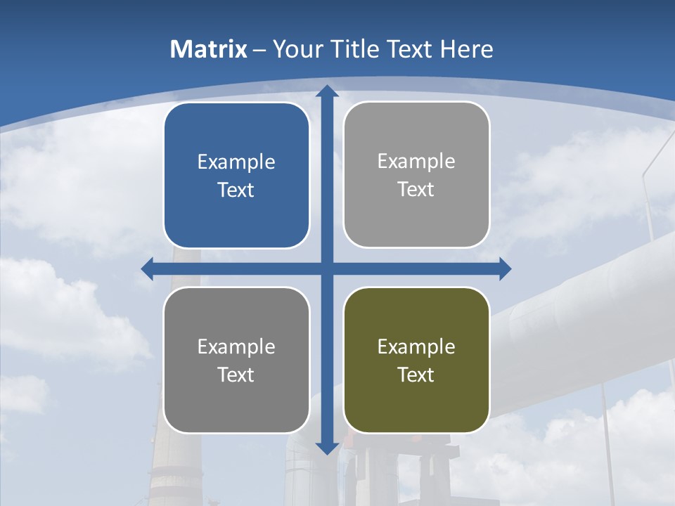 Carbon Cloud Reactor PowerPoint Template