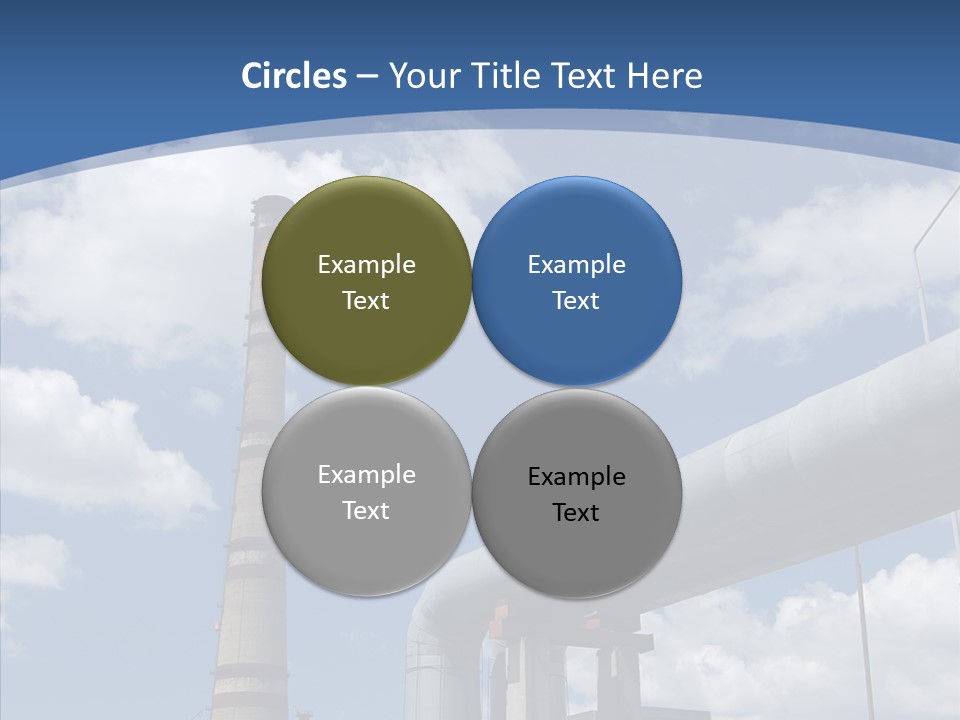 Carbon Cloud Reactor PowerPoint Template