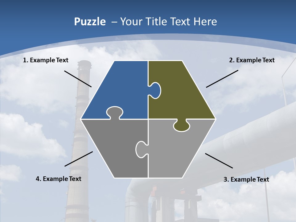 Carbon Cloud Reactor PowerPoint Template