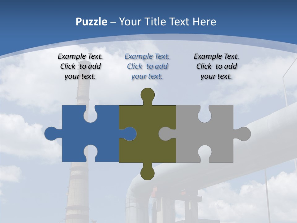 Carbon Cloud Reactor PowerPoint Template