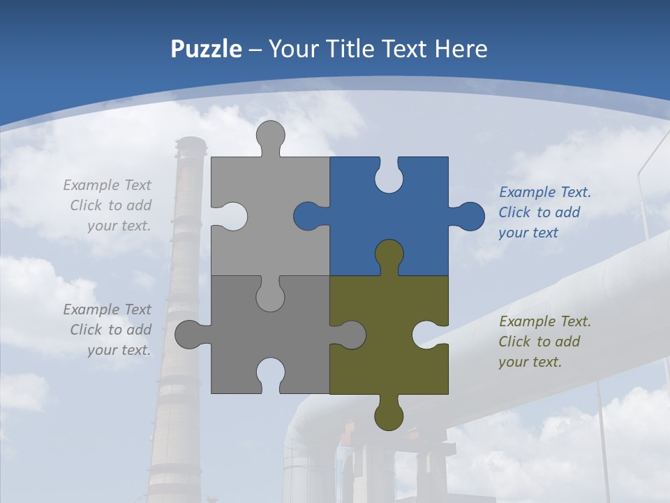 Carbon Cloud Reactor PowerPoint Template