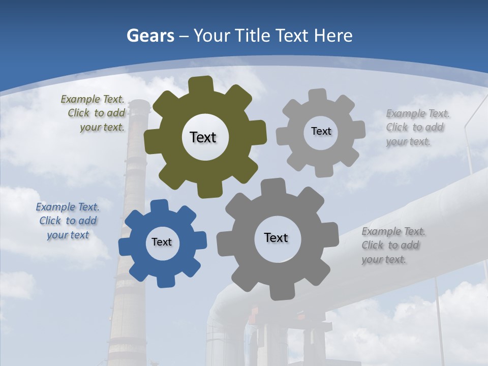 Carbon Cloud Reactor PowerPoint Template