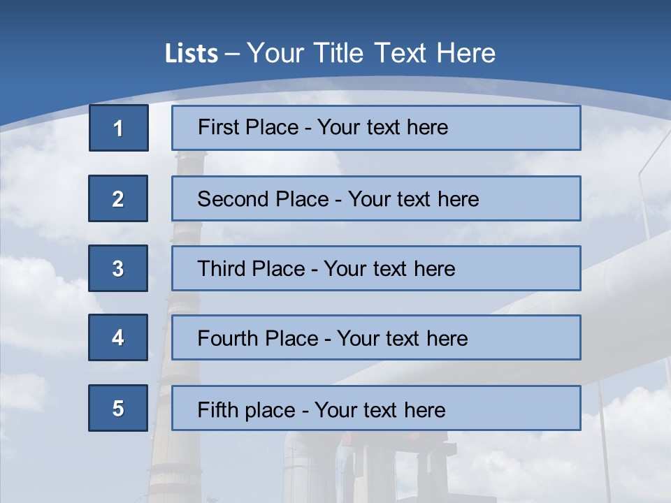 Carbon Cloud Reactor PowerPoint Template