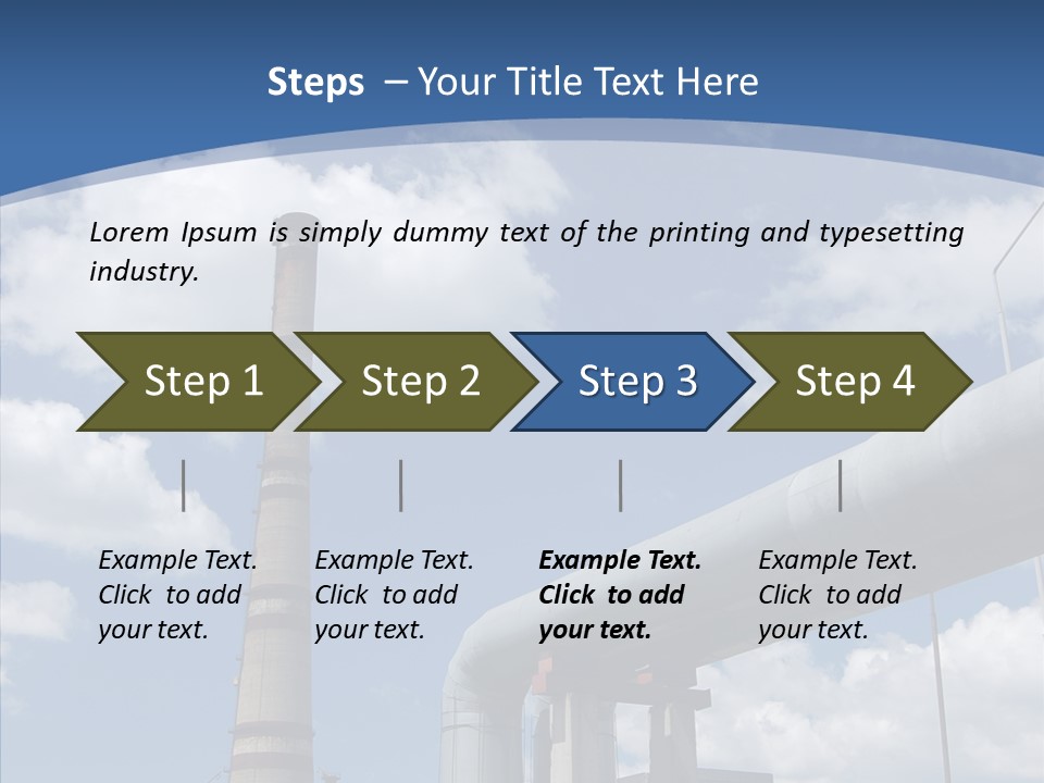 Carbon Cloud Reactor PowerPoint Template