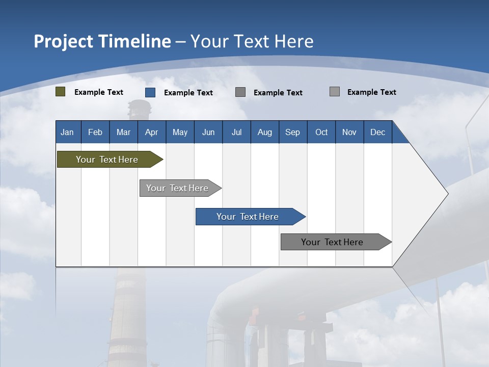 Carbon Cloud Reactor PowerPoint Template