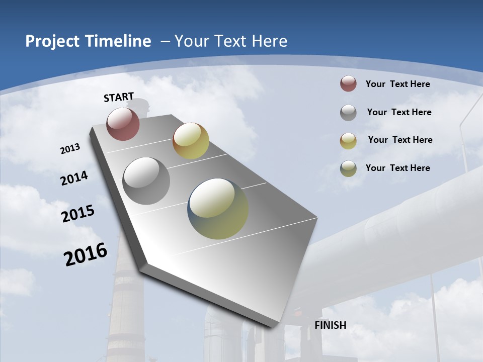 Carbon Cloud Reactor PowerPoint Template