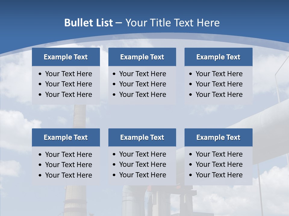 Carbon Cloud Reactor PowerPoint Template