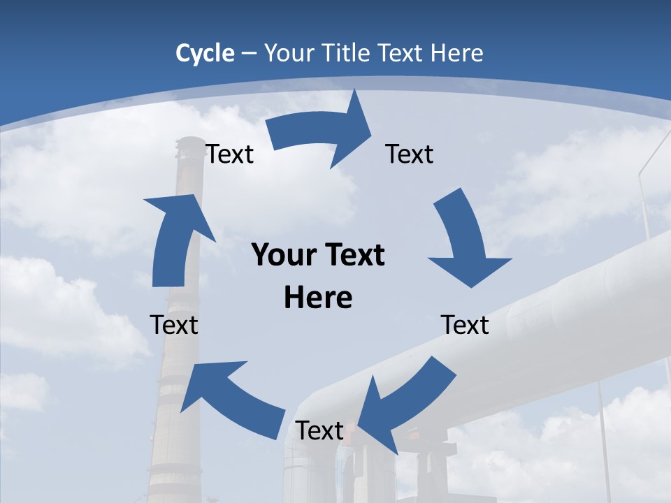 Carbon Cloud Reactor PowerPoint Template