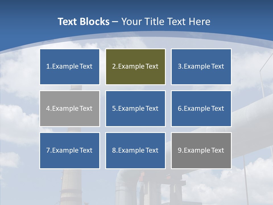 Carbon Cloud Reactor PowerPoint Template