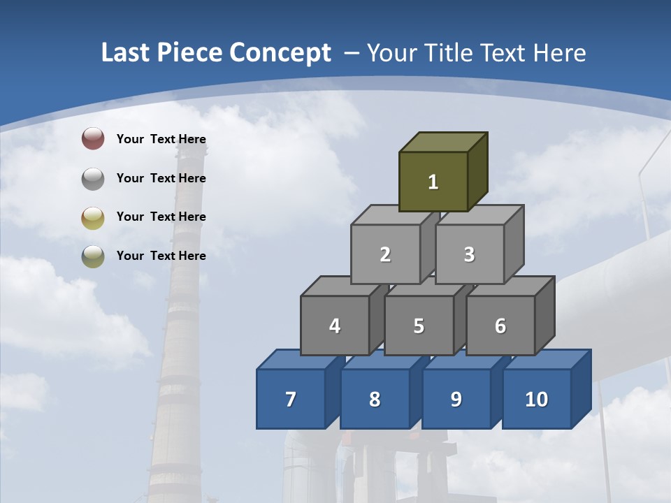 Carbon Cloud Reactor PowerPoint Template