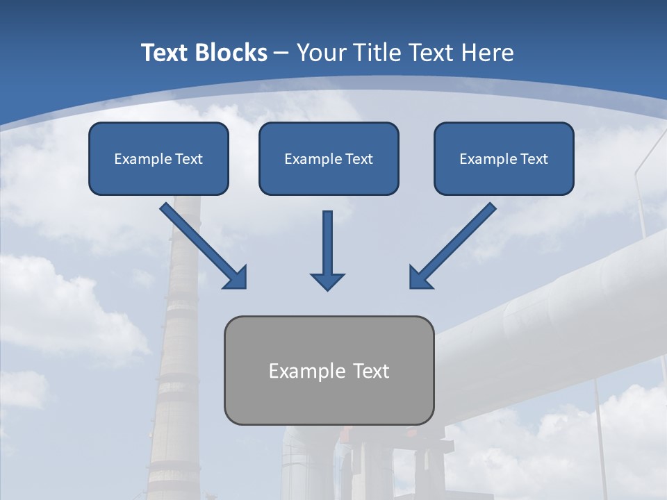 Carbon Cloud Reactor PowerPoint Template