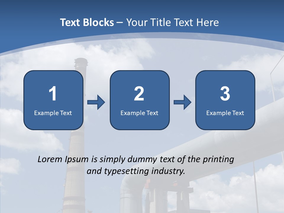 Carbon Cloud Reactor PowerPoint Template
