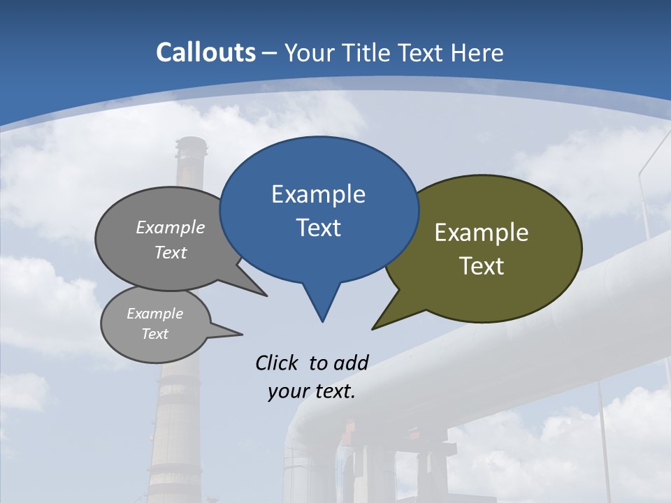 Carbon Cloud Reactor PowerPoint Template
