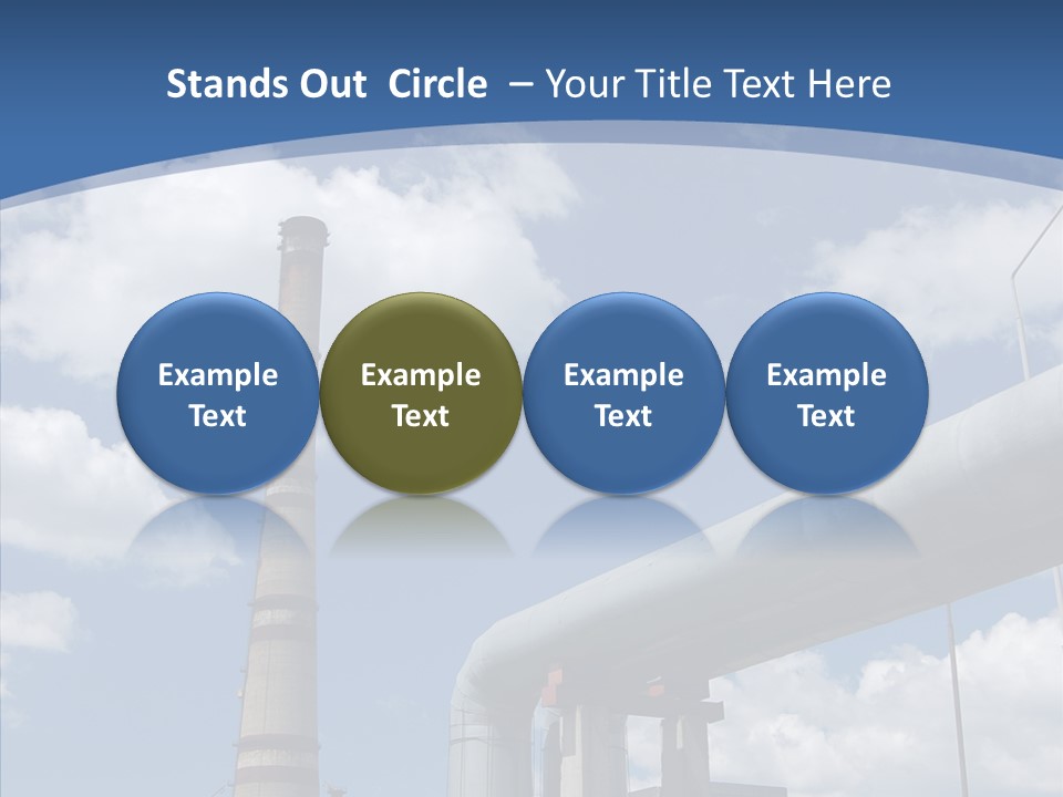 Carbon Cloud Reactor PowerPoint Template