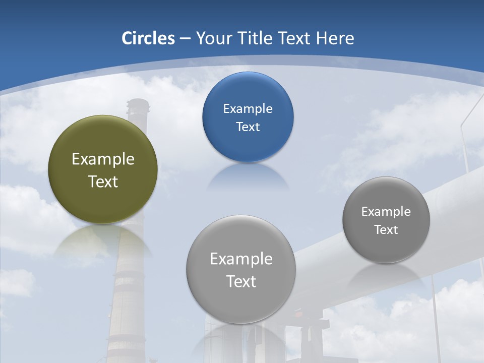 Carbon Cloud Reactor PowerPoint Template