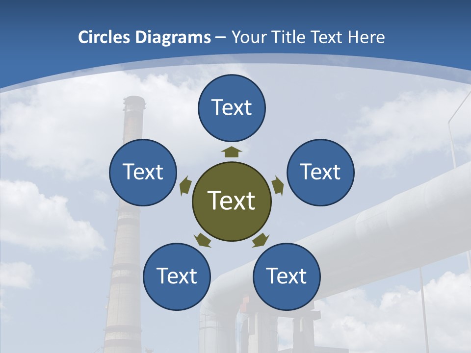 Carbon Cloud Reactor PowerPoint Template