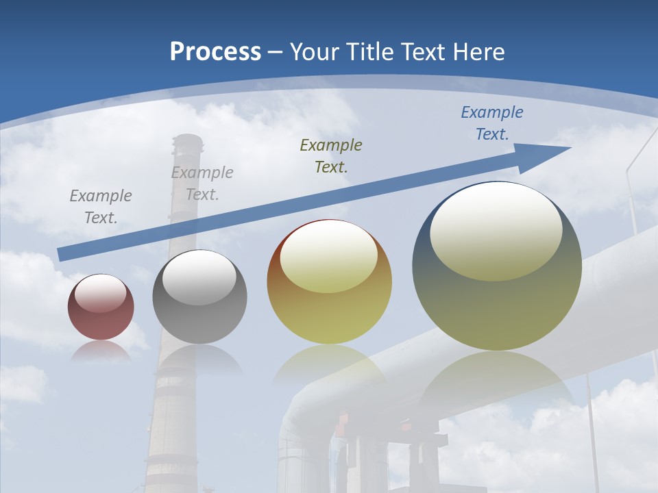 Carbon Cloud Reactor PowerPoint Template